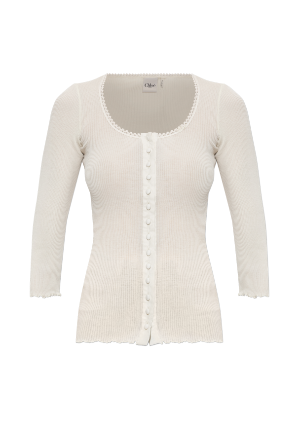 Ribbed fitted top od Chloé