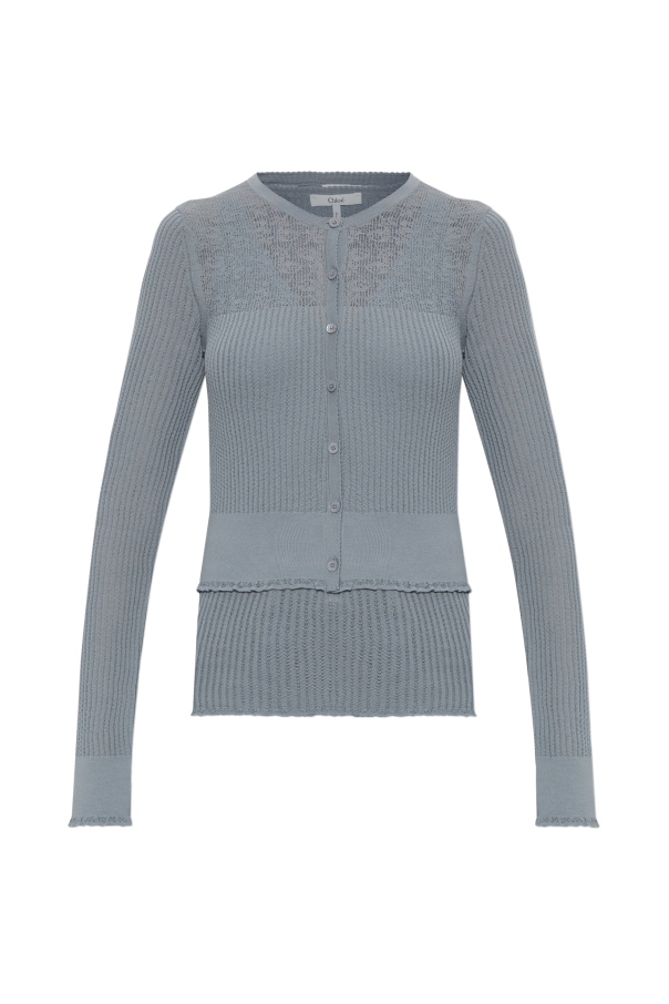 Wool cardigan with top od Chloé