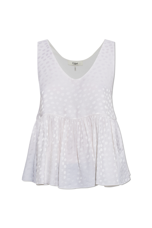 Silk top od Chloé