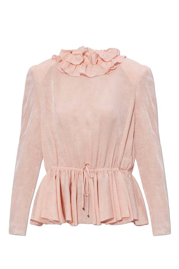 Silk top with floral motif od Chloé