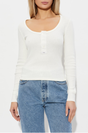 Chloé Top con cuello redondo