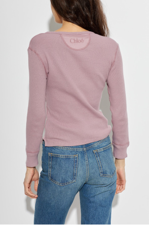 Chloé Prążkowany top o dopasowanym kroju