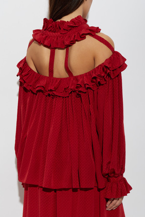 Chloé Silk blouse with frills