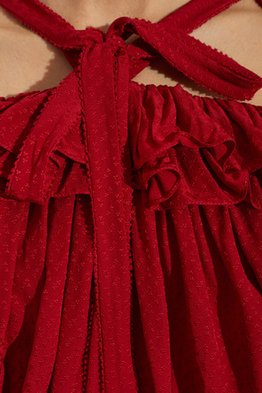 Chloé Silk blouse with frills