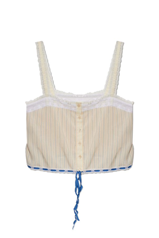 Camisole top with lace inserts od Chloé