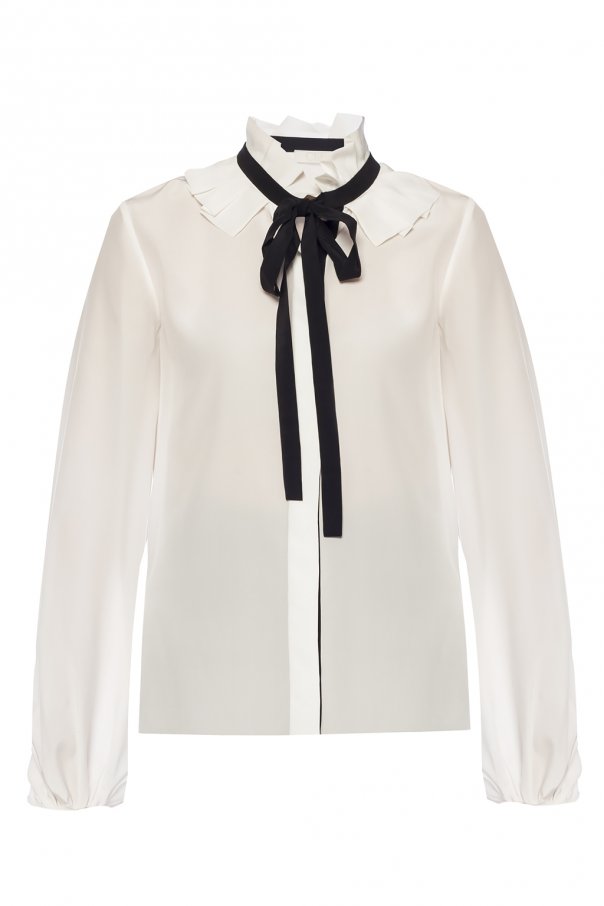 Chloé Sheer shirt with band collar | Women's Clothing | Vitkac