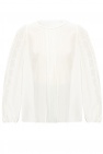 Chloé Openwork trim top