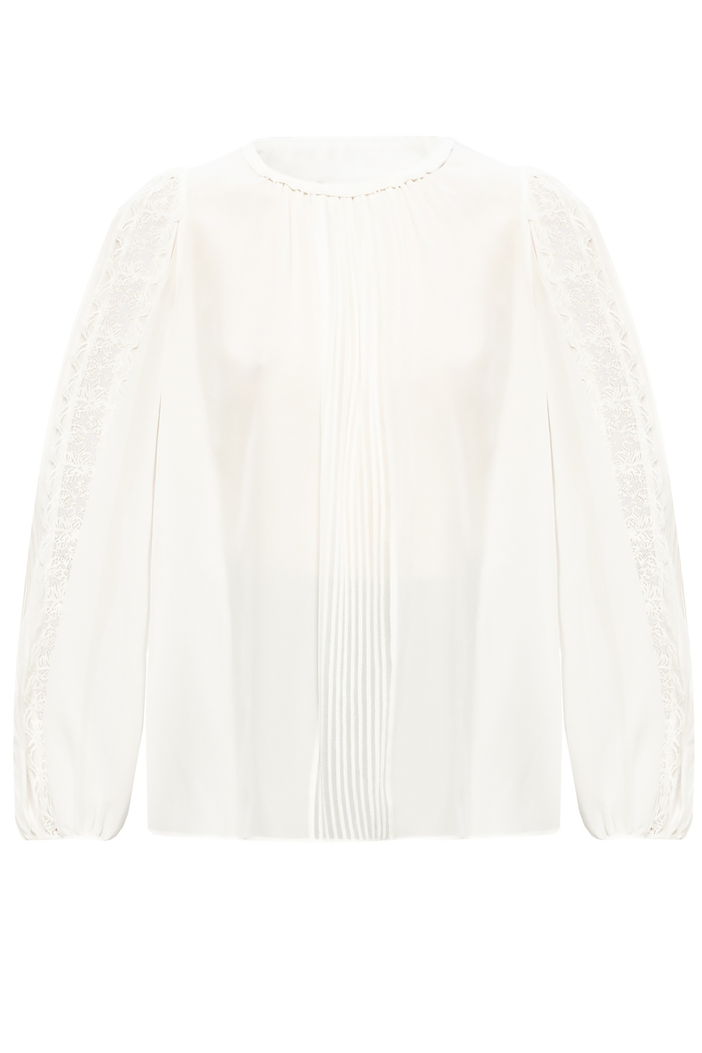 Chloé Openwork trim top