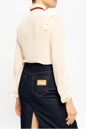 Chloé Self-tie shirt