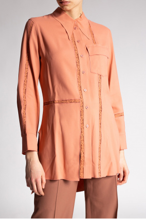 Chloé Lace-trimmed shirt