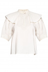 Chloé Short-sleeved silk top