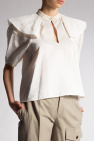 Chloé Short-sleeved silk top