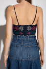 Chloé Cropped openwork top