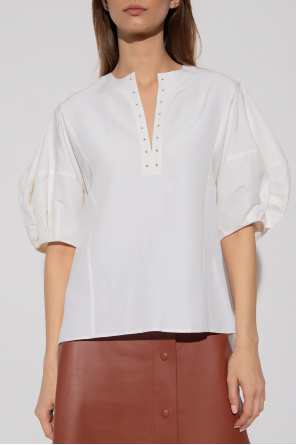 Chloé Top with puff sleeves