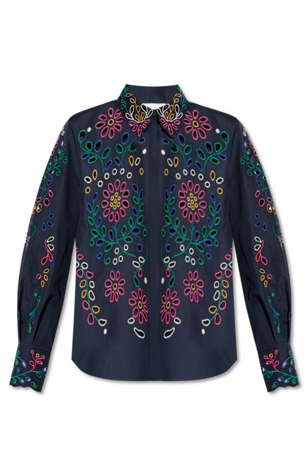 Chloé Shirt with openwork pattern