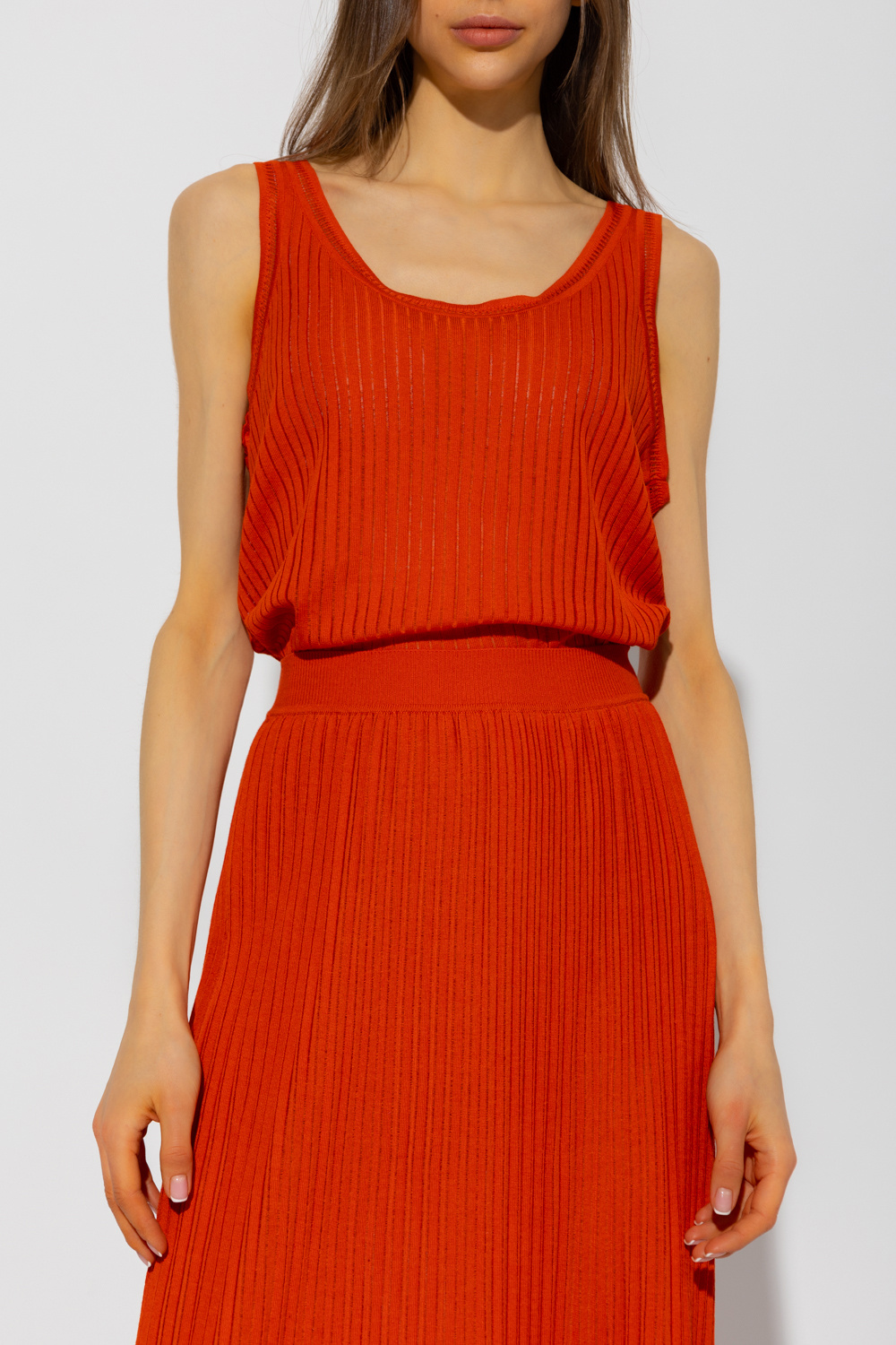 Chloé Ribbed sleeveless top