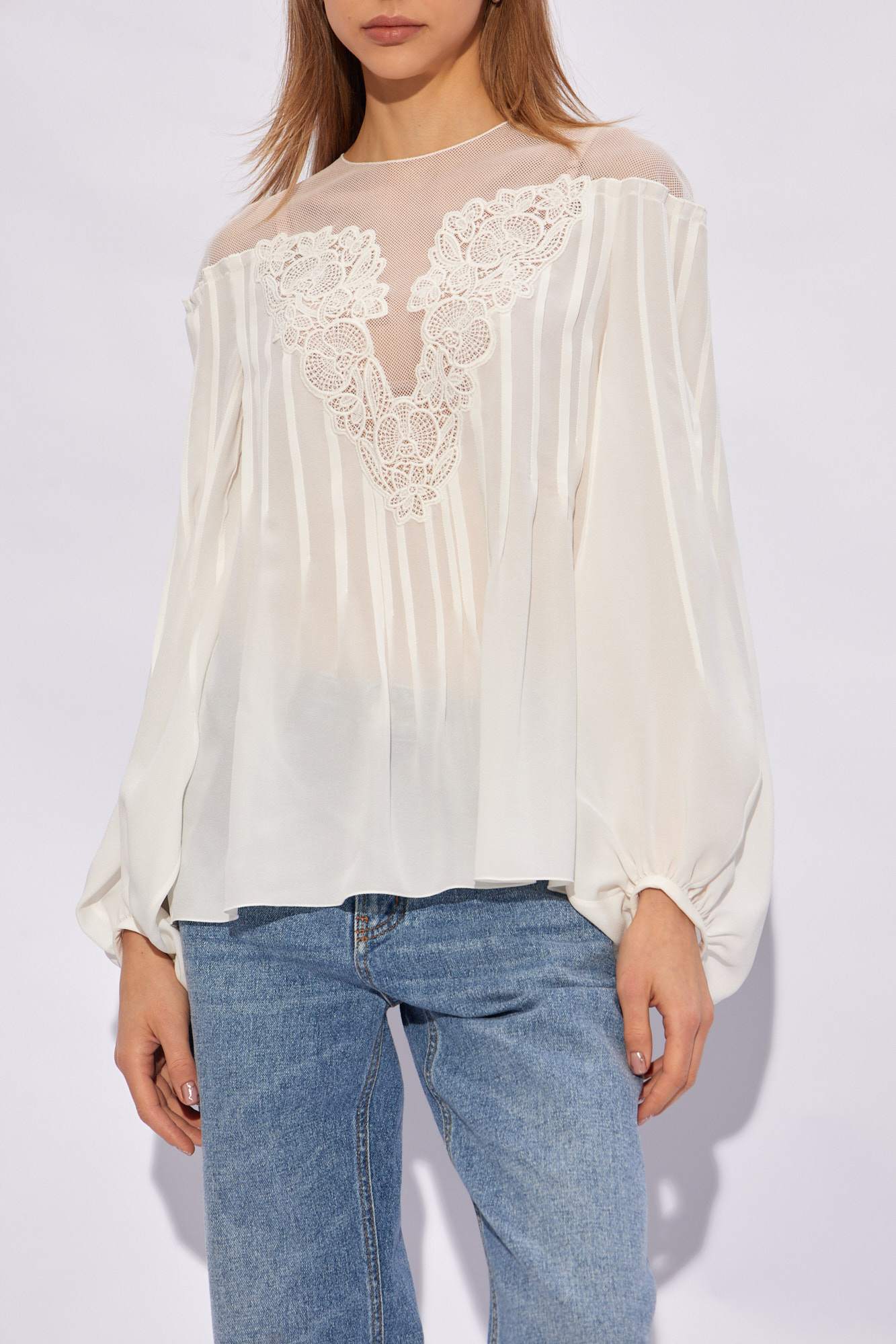 Chloé Jedwabny top