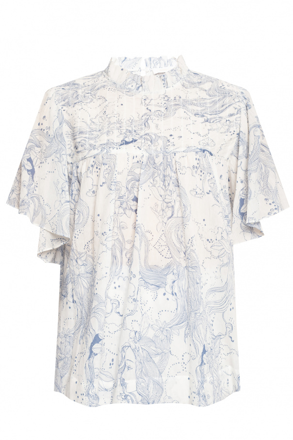 See By Chloe Top with floral motif