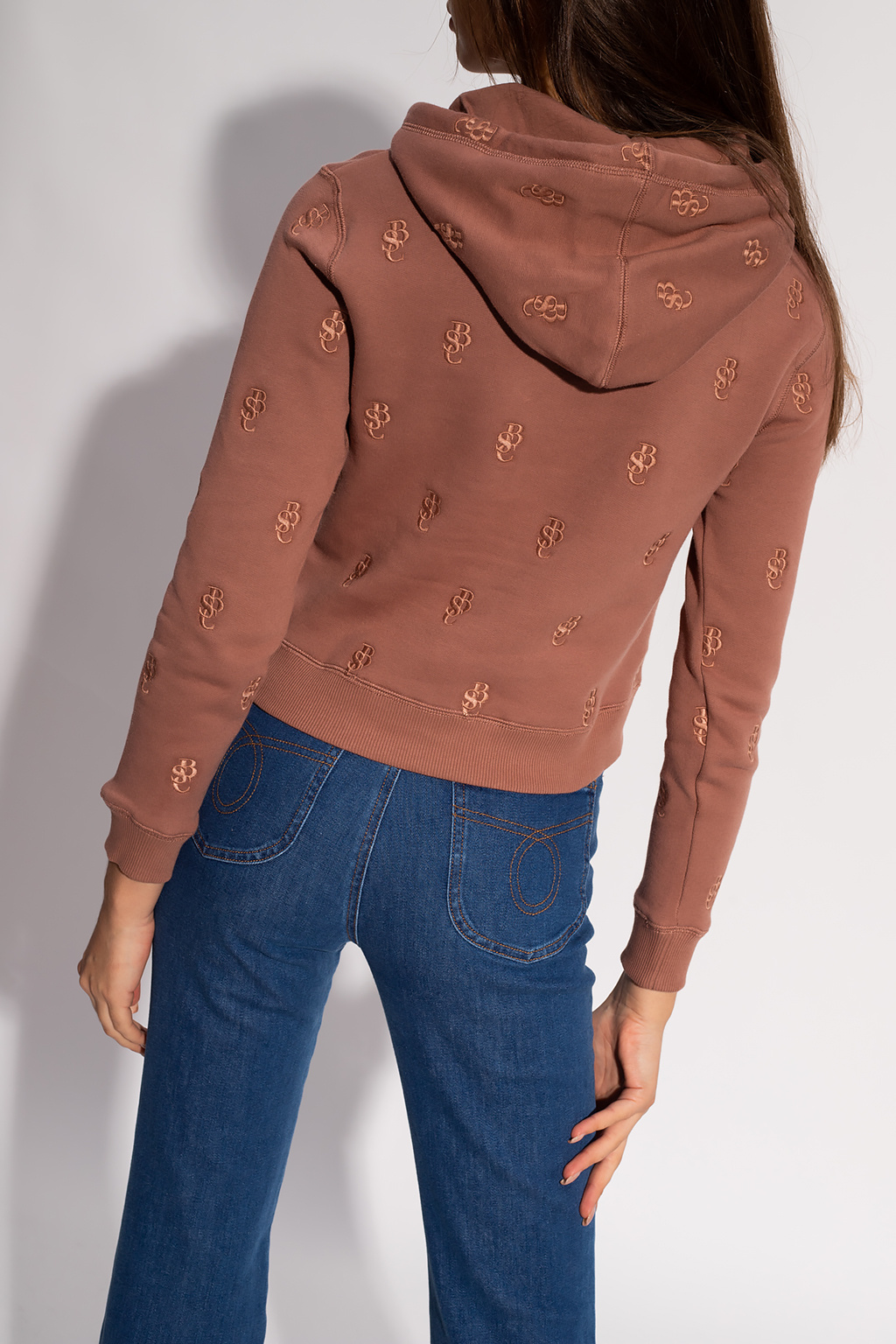 See By Chloé Logo-embroidered hoodie