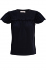 chloe Ripped intarsia knit colour block jumper item