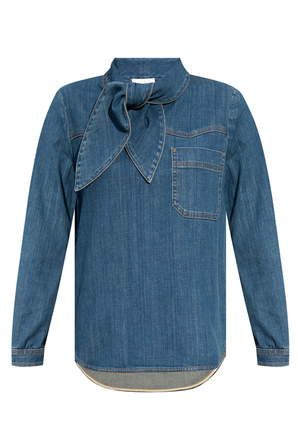 See By Chloé Long-sleeved denim top 
