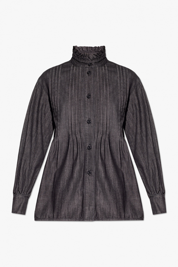 See By Chloé Denim shirt with standing collar