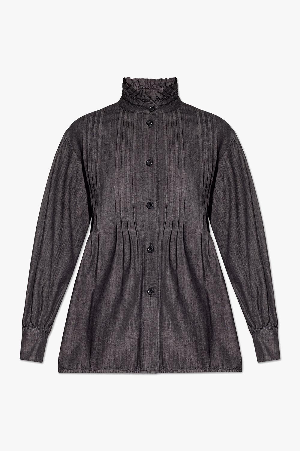 See By Chloé Denim shirt with standing collar