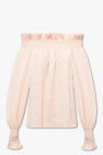 Monki Chloe organic cotton ribbed triangle bra in dusty pink