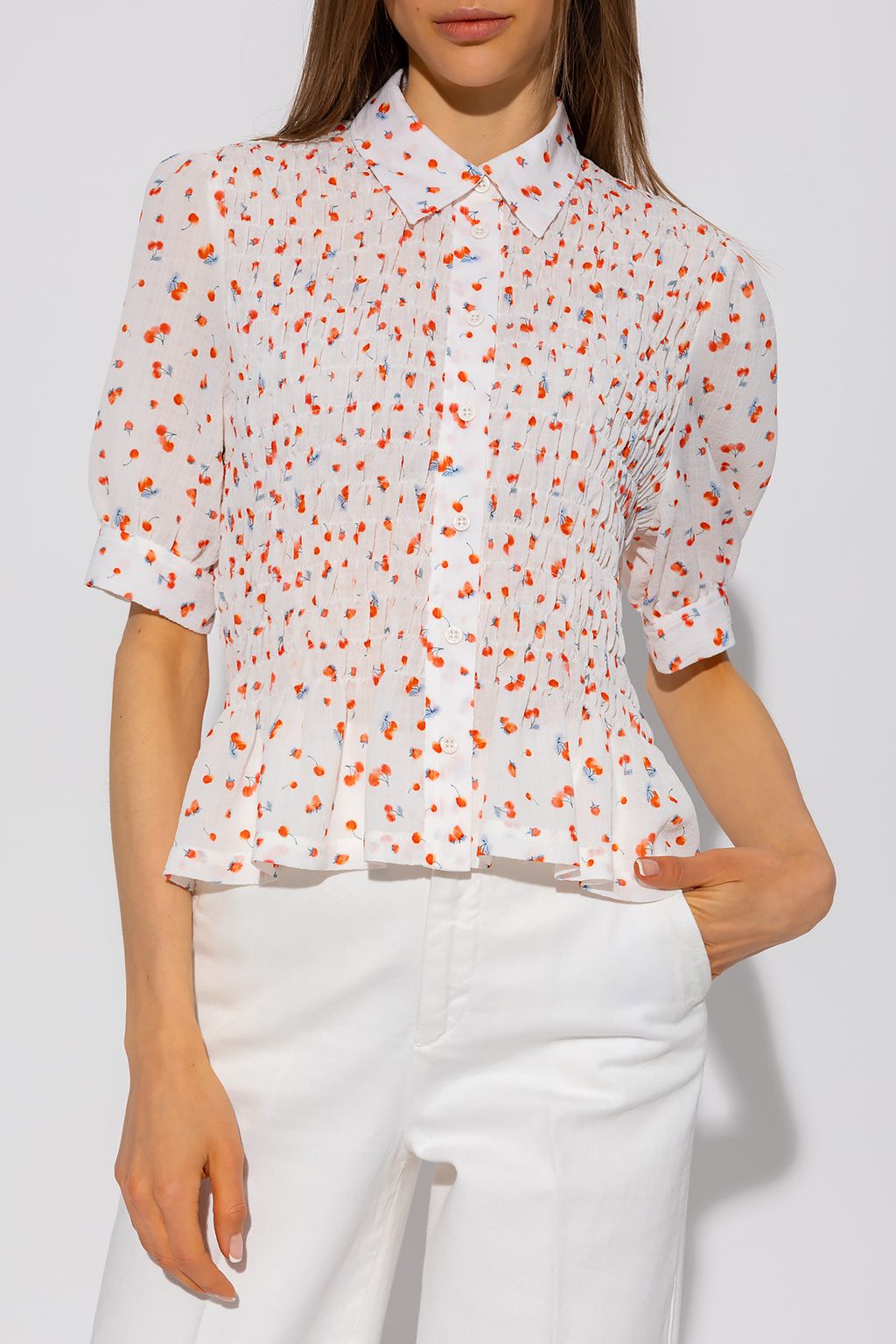 See By Chloé Brass shirt with short sleeves