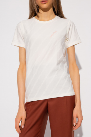 See By Chloé lace trimmed shirt cotton chloe top