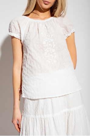 See By Chloé Embroidered cotton top