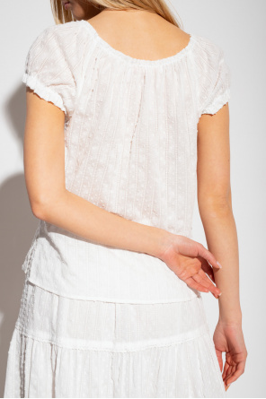 See By Chloé Embroidered cotton top