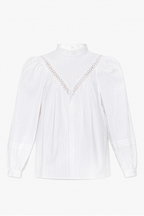 chloe ruffle detail blouse