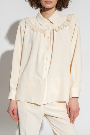 See By Chloé Lace-trimmed top