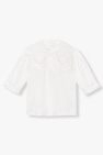 see by chloe floral silk shirt minidress