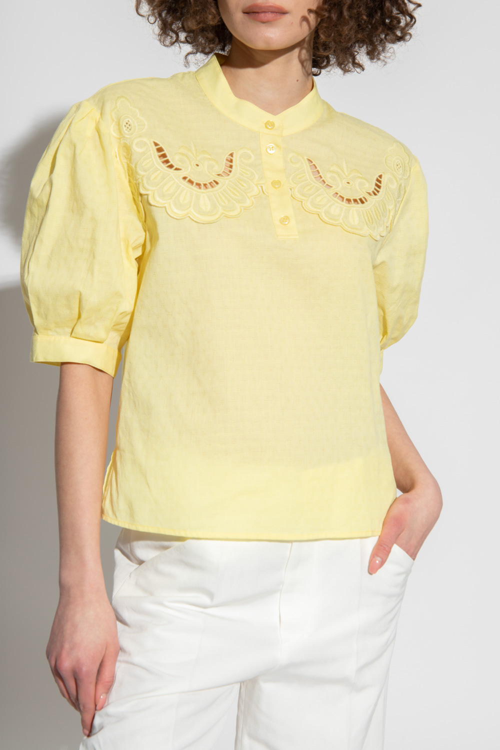 See By Chloé Lace-trimmed top