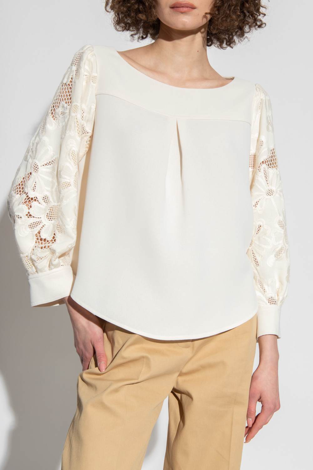 See By Chloé Top with decorative sleeves