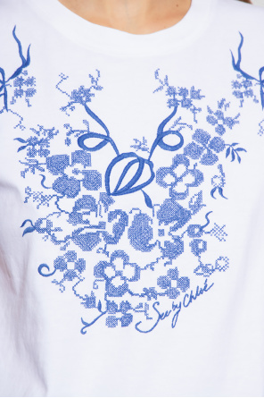 See By Chloé T-shirt with decorative embroidery