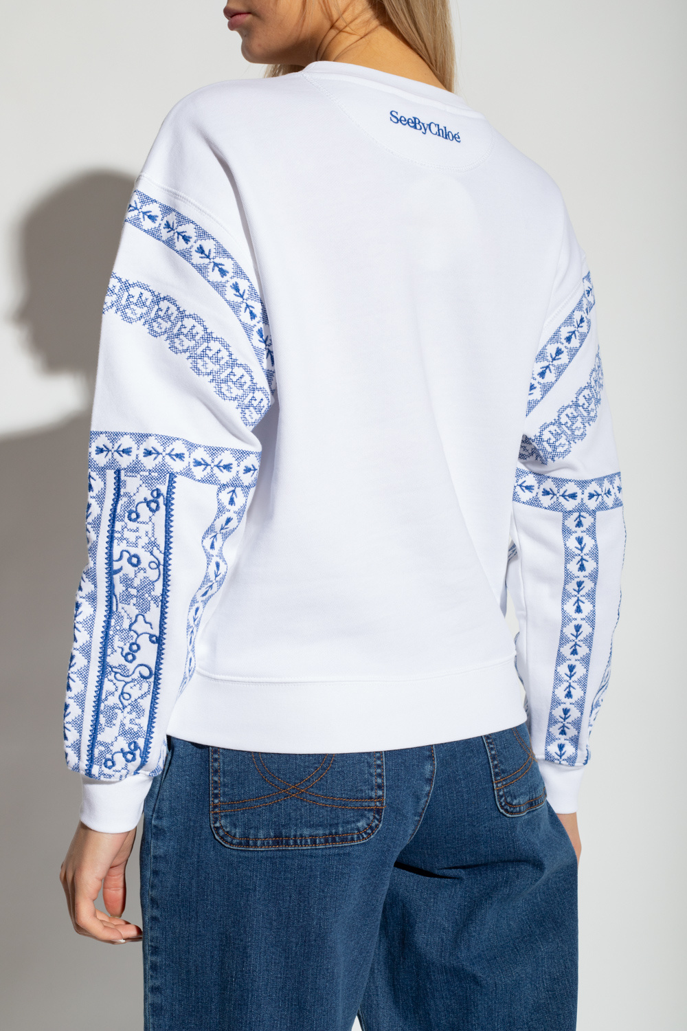 See By Chloé Embroidered sweatshirt