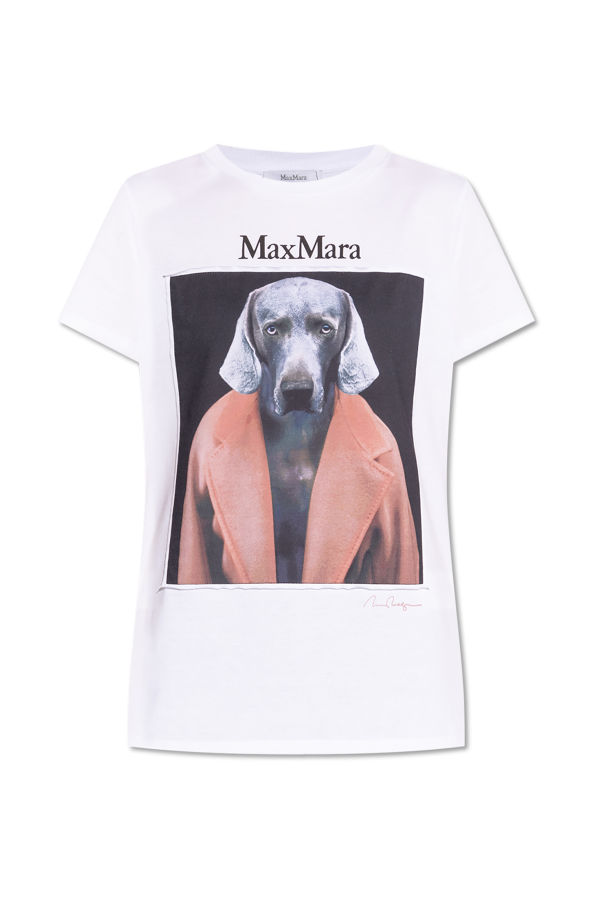 Max Mara T-shirt with 'Cipria' print