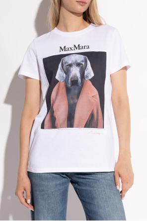 Max Mara T-shirt with 'Cipria' print