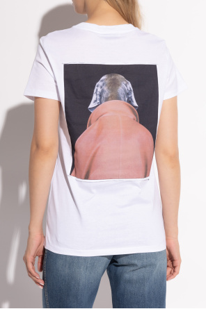 Max Mara T-shirt with 'Cipria' print