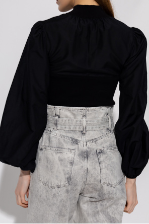 AllSaints ‘Cleo’ top with puff sleeves