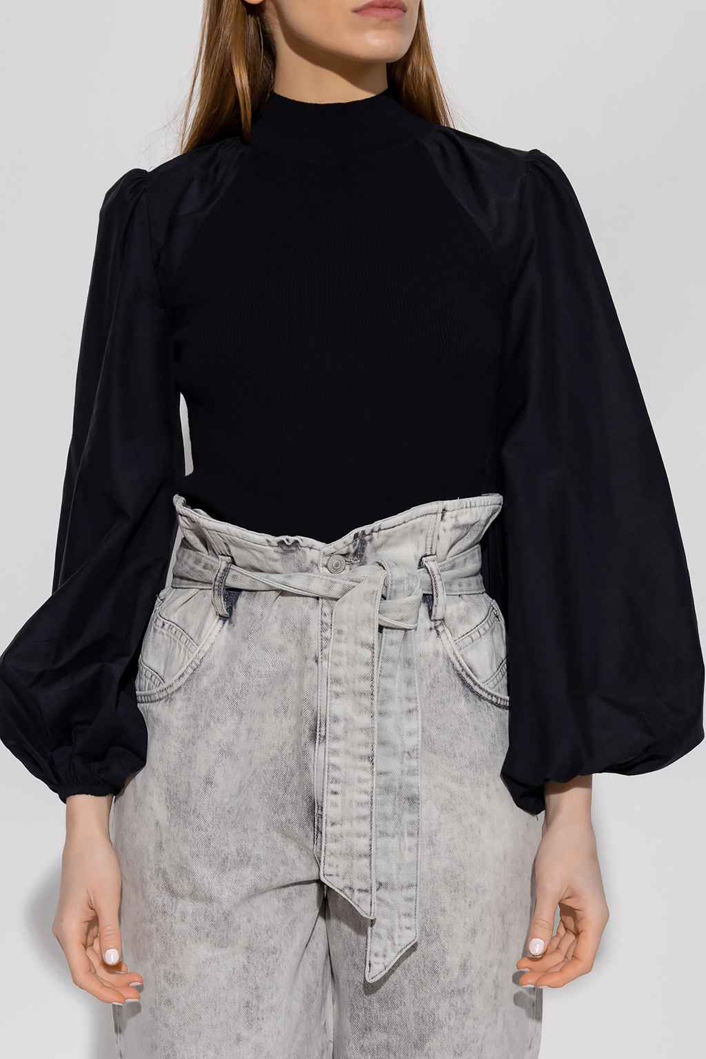 AllSaints ‘Cleo’ top with puff sleeves