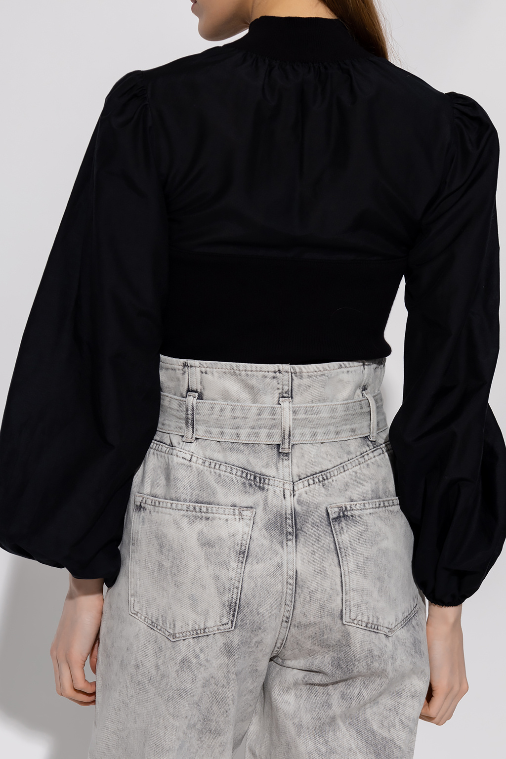 AllSaints ‘Cleo’ top with puff sleeves