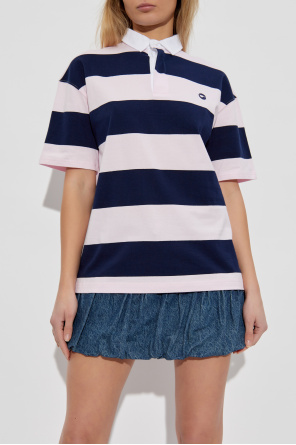 Coperni Bawełniane polo ze wzorem w pasy