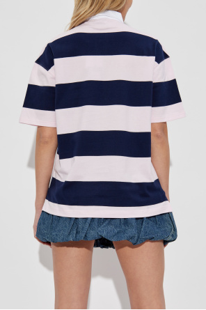 Coperni Bawełniane polo ze wzorem w pasy