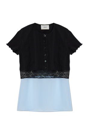 Top made of combined materials