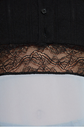 Coperni Top de materiales combinados