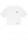 Nike WHITE Cropped T-shirt with logo